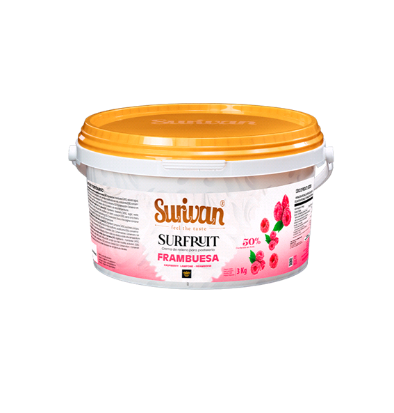 Relleno Y Cubierta 50%  Frambuesa  C/3 Kg.