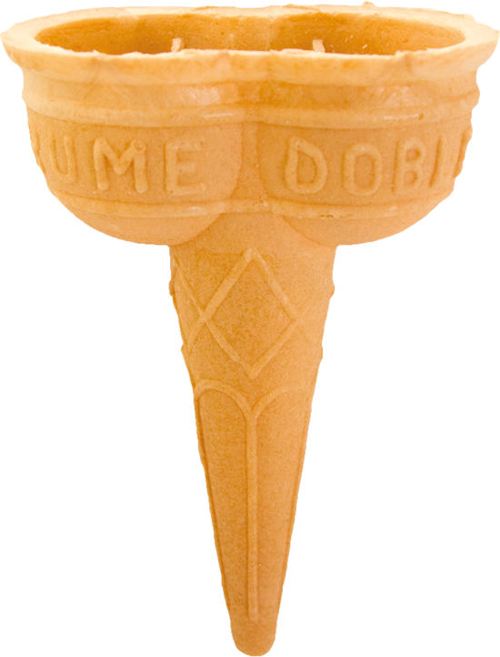 Cono Oblea Rume Doble  (50X80X125 Mm) - 280 Uds.