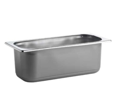 Cubeta plástico gris para vitrina helados - 4,75 L 